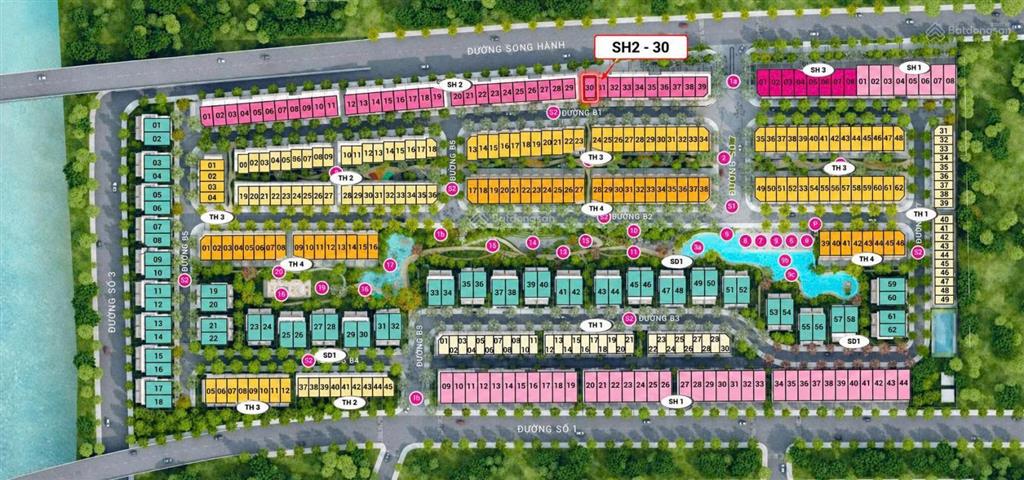 Sh2.30 căn góc hông hiếm tại senturia an phú, mặt tiền song hành 9m