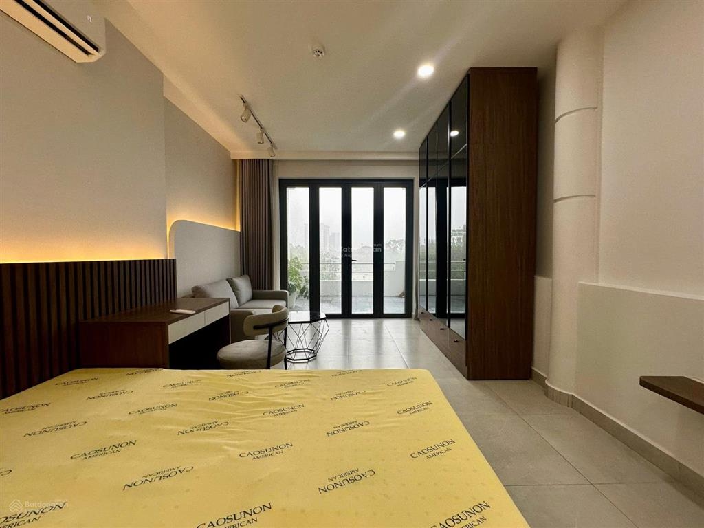 Căn hộ cho thuê 1pn 50m² quận 1 có ban công thoáng, full nội thất, gần công viên lê văn tám
