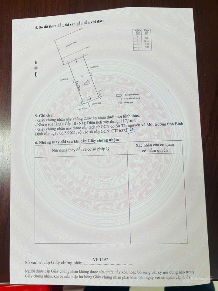 Bán nhà phố 3 tầng kđt b1 an phú thịnh, quy nhơn đông, 134.1m² đất, 331m² sàn, giá 6,95 tỷ