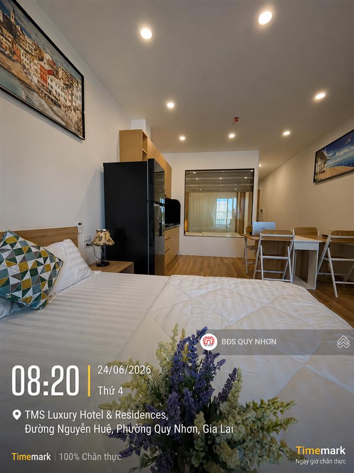 Bán căn hộ view biển tms luxury quy nhơn, 58,1m², sổ hồng, giá tốt