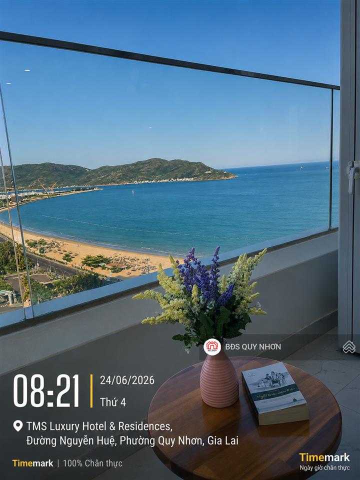 Bán căn hộ view biển tms luxury quy nhơn, 58,1m², sổ hồng, giá tốt