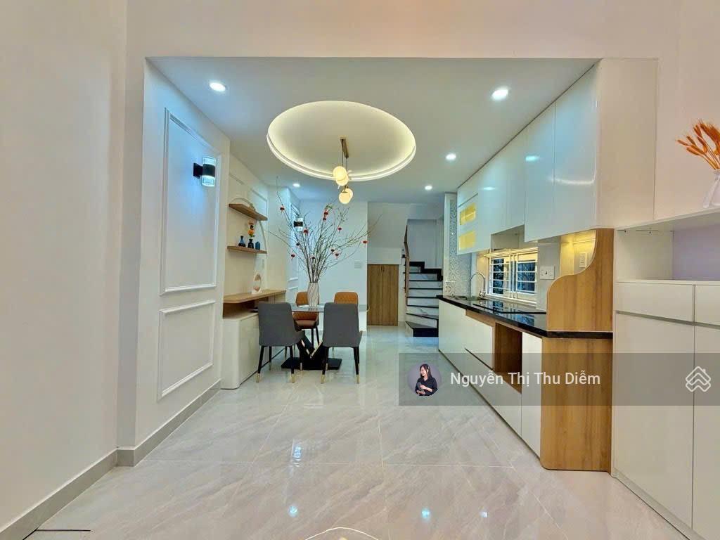 Siêu phẩm nhà mới hẻm xe hơi ngay lê văn sỹ dtsd 110m2  5 tầng sân thượng btct  3pn 4wc full nt