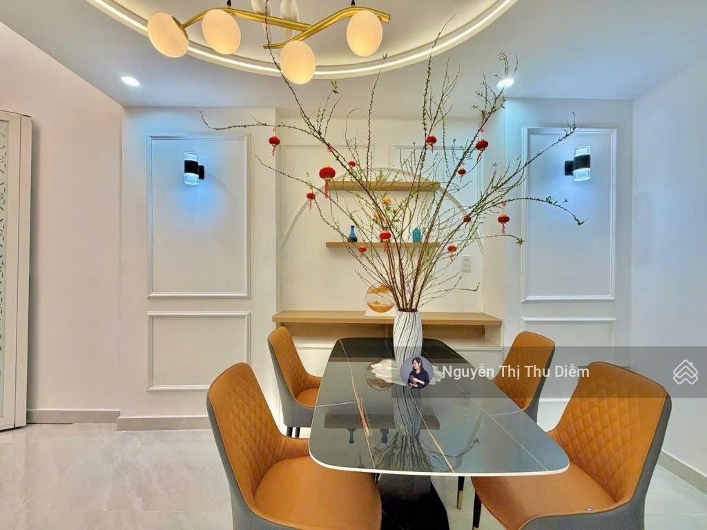 Siêu phẩm nhà mới hẻm xe hơi ngay lê văn sỹ dtsd 110m2  5 tầng sân thượng btct  3pn 4wc full nt
