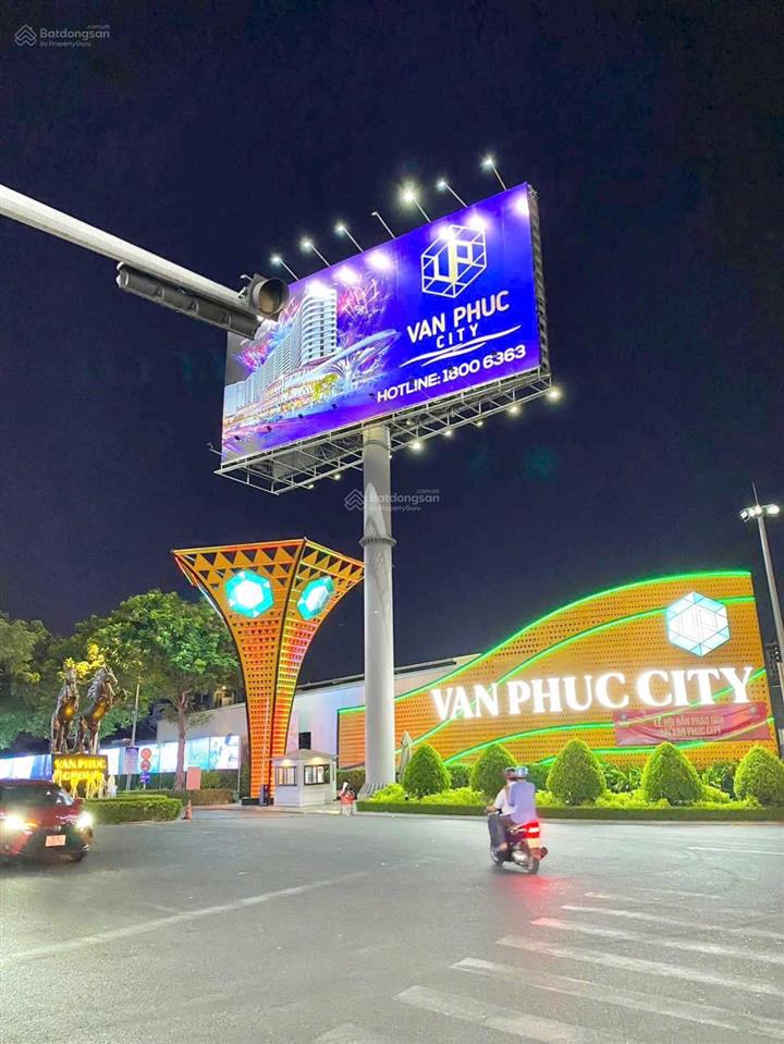 50 tr/m2 ngay vạn phúc city  đường xe hơi  130m2 chỉ 6.9ty thích hợp đầu tư dòng tiền  shr