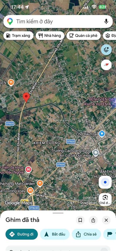 Bán đất 400m2 full thổ cư xã hiệp hòa, tây ninh