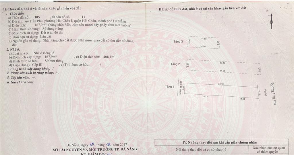 Bán đất tại trần phú, hải châu, đà nẵng, 86 tỷ, 400.2 m2