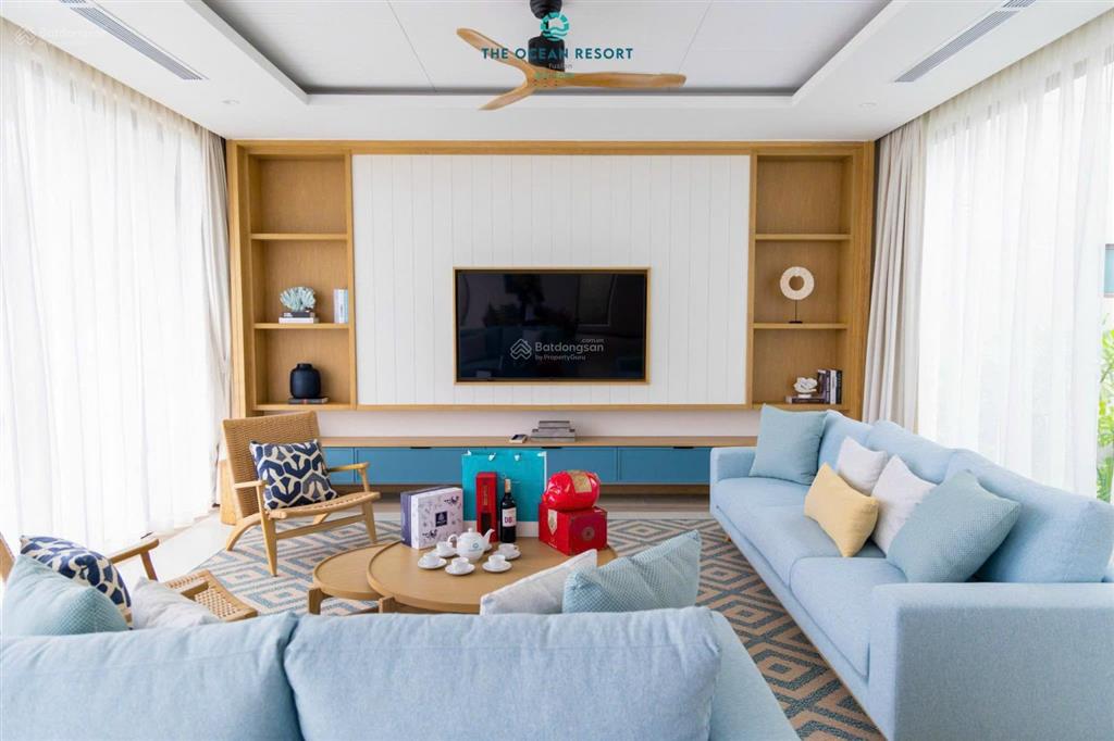 Hàng hiếm, bán villa mặt biển ocean villas quy nhơn, 600m2, 4bed, 28,5 tỷ nội thất chuẩn