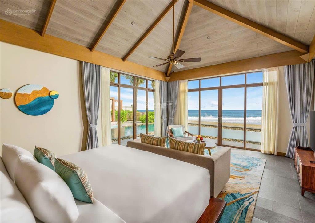 Biệt thự mặt biển fusion resort đà nẵng, căn villa cuối, 4 bed, sổ lâu dài, 753 m2