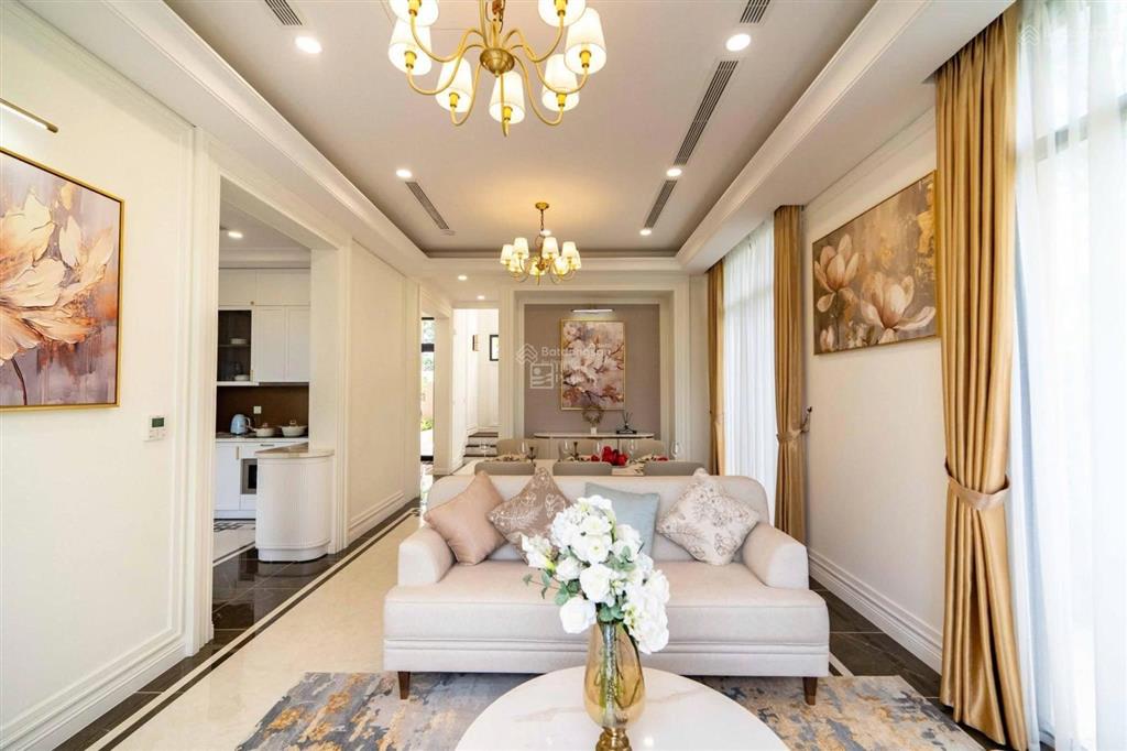 Biệt thự liền kề mặt tiền trường sa, view golf, 4 tầng, bàn giao thô. ở và kinh doanh