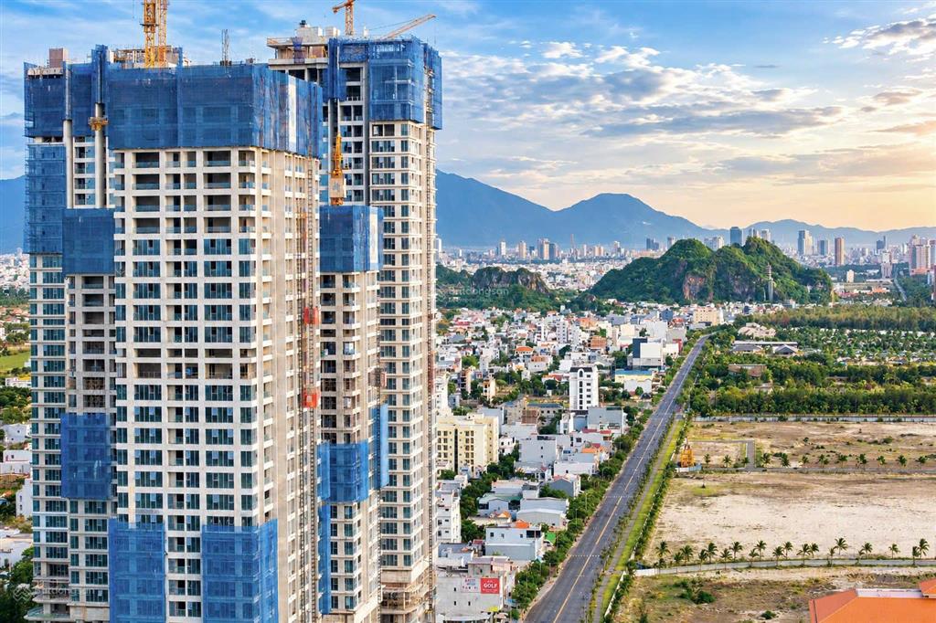Căn hộ 1bed newtown diamond đà nẵng, 44,8m2, view biển & golf. giao cuối 2026. sổ lâu dài