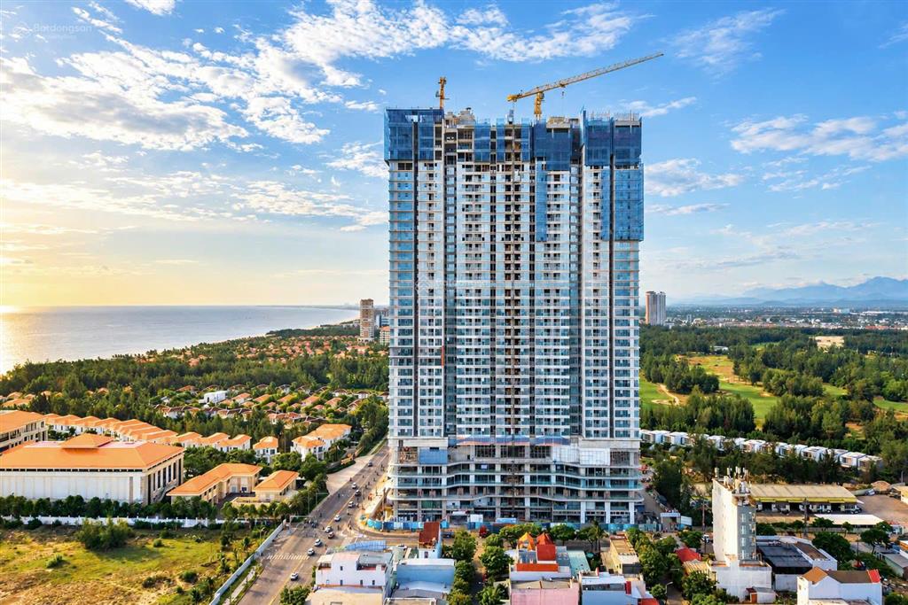 Căn hộ 1bed newtown diamond đà nẵng, 44,8m2, view biển & golf. giao cuối 2026. sổ lâu dài