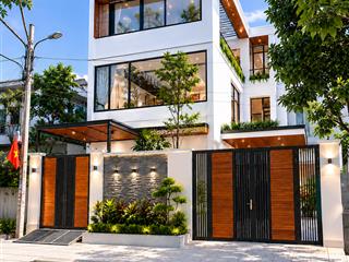 Biệt thự song lập 3 tầng, khu bộ công an. 158m2, ngang 9m, full nội thất. chỉ 120tr/m2