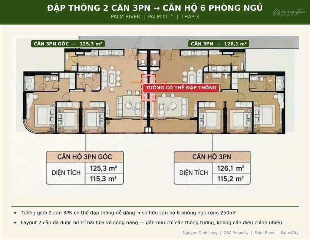 Tái tạo năng lượng sống mỗi ngày với palm river  giá gốc cđt 168tr/m2