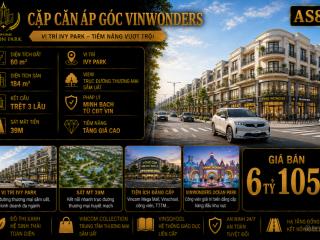 Ngay little hong kong  vinwonders ocean park  dt 60m2 sát trục 39m 6ty1