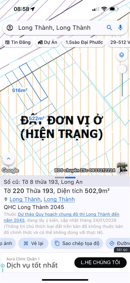 Bán đất mt bưng môn nối dài(liên xã 32m) nhìn kcn lộc an bình sơn giá đầu tư 0909 097 ***