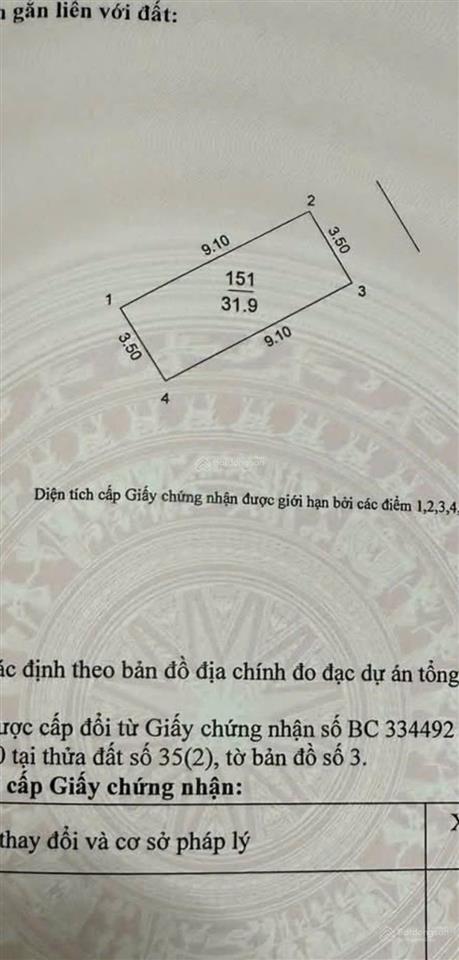 Bán mảnh đất đẹp  đường ô tô đỗ cửa mai lâm, đông anh, hà nội.
diện tích 31.9m