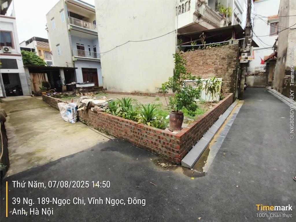 80m2 ngọc chi  vĩnh ngọc  lô góc  3 mặt thoáng full thổ cư rõ ràng không quy hoạch