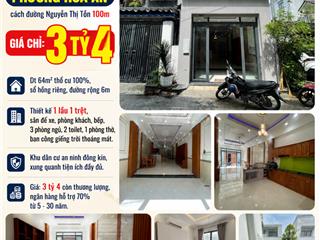 Bán nhà sổ riêng giá rẻ phường bửu hoà. dt 64m2 giá 3tỷ4 thương lượng.