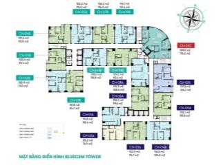 Chốt ngay căn hộ 3pn, 2wc, 95m2 giá 6,4 tỷ tại bluegem tower, tứ hiệp, thanh trì, hà nội