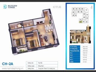 Chính chủ cho thuê căn góc 2pn dt 77m2