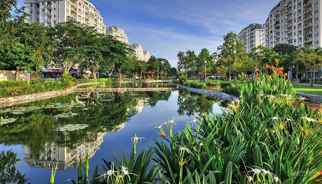 Sở hữu biệt thự nam viên phú mỹ hưng nguyên mẫu chủ đầu tư dt 275m2 vị trí giữa 2 công viên lớn