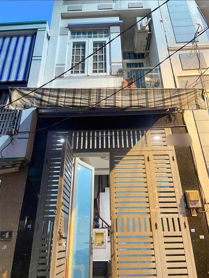 Nhỉnh 6 tỷ có ngay mặt tiền  p10  quận 6  4 tầng btct  sổ vuông a4  khu dân cư hiện hữu.