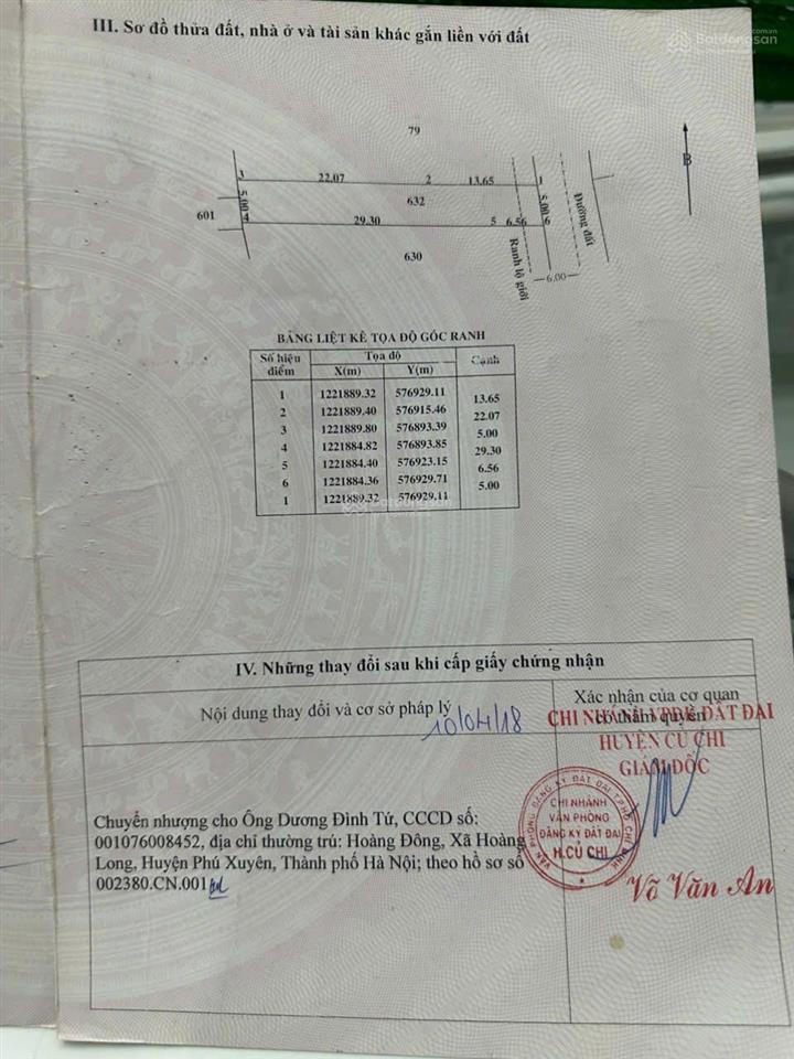 Cần bán 164m2 full thổ cư, cách siêu thị bách hóa xanh tỉnh lộ 7 chỉ 150m, sổ hồng riêng. giá tốt.