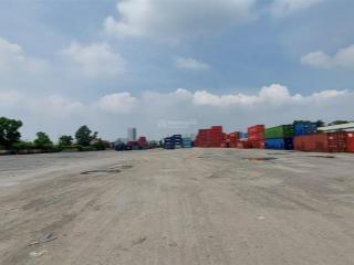 Cho thuê 1,4 ha (46x300m). bãi nền bê tông (đất trống bằng phẳng) phước tân, đồng nai