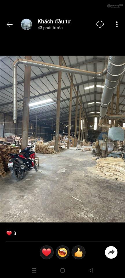 Bán nhà xưởng p hố nai (mới) đồng nai. tổng 4500m2. giá chỉ 16tyxxx. sổ riêng quy hoạch toàn bộ