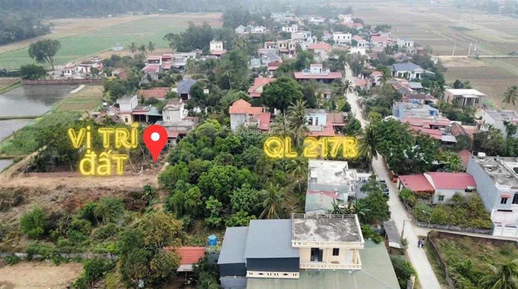 Đất mặt quốc lộ 217b sát cao tốc ninh bình giá 1 cây vàng