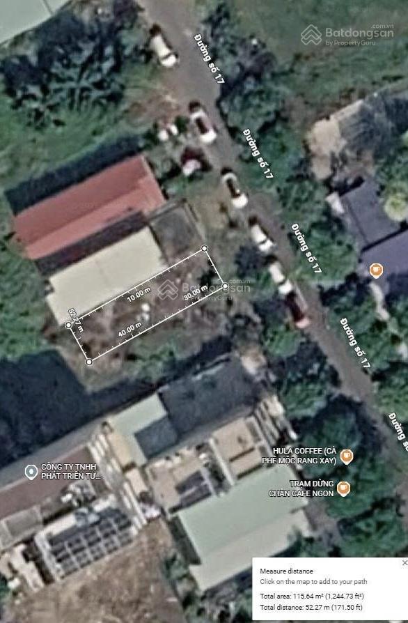 Bán đất tại đường số 17, long an, tây ninh (phường 6, tân an)