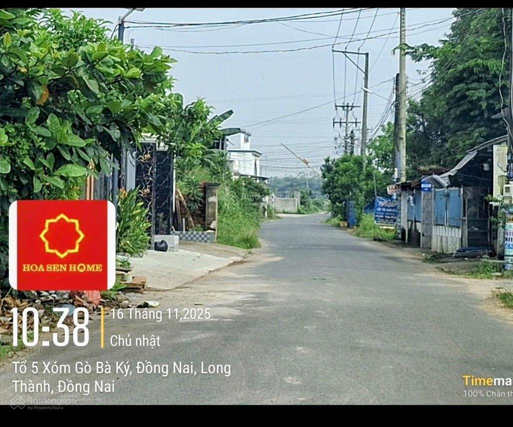 Bán đất thổ cư 100% gò bà ký long phước gần đường nhà hàng song trang kết nối nhanh t1 (25c)