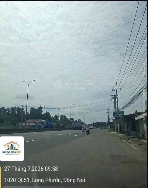 Bán 3.029,6m2 316.6m2 thổ cư 3 mặt tiền ql51, gần nút giao 25c, cách sân bay long thành 2km