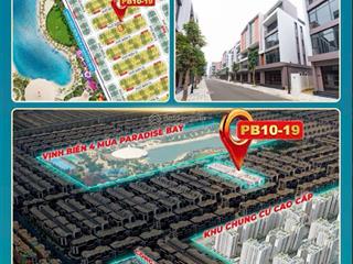 Giảm giá kịch sàn 14.4tỷ căn pb101x hoàn thiện full đồ, xẻ khe đường thông 34 toà chung cư ra biển