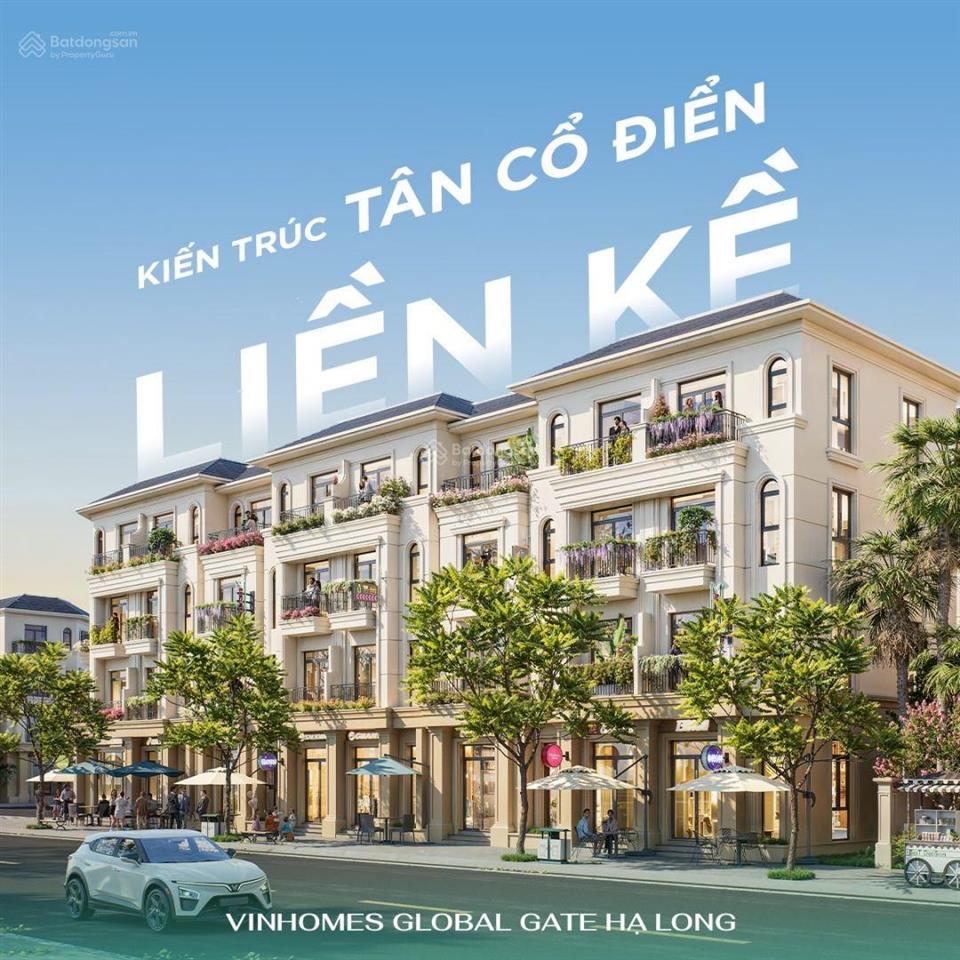 Bán nhà phố 4 tầng 6,259 tỷ, 50m2 tại vinhomes global gate hạ long