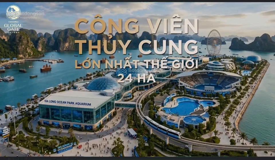 Bán nhà phố 4 tầng 6,259 tỷ, 50m2 tại vinhomes global gate hạ long