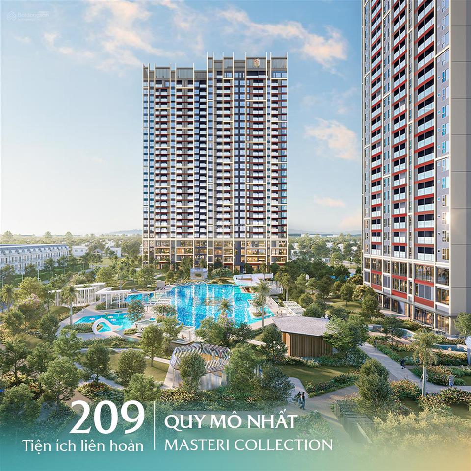Bán căn hộ 1pn + , 1wc, 3,2 tỷ, 46,9m2, view đẹp, tòa v1 the vision masteri era landmark ocp3