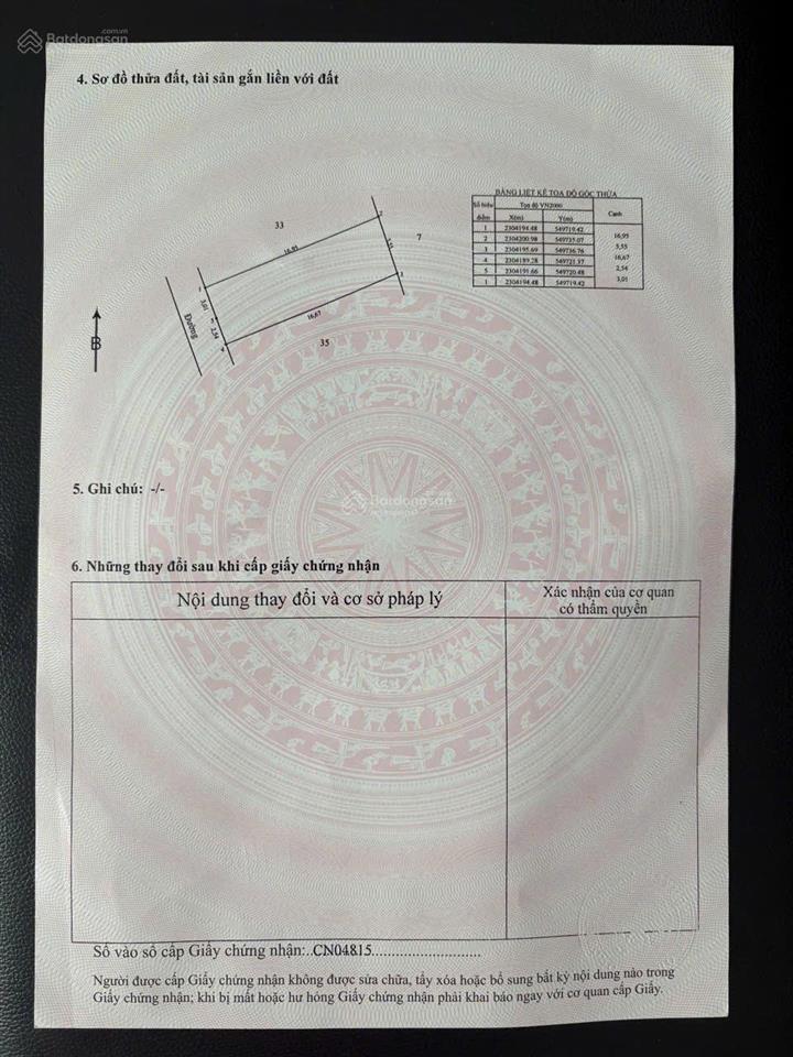 Bán đất nền tại ngõ 276, sài thị, khoái châu, hưng yên 1,99 tỷ, 93,2 m2