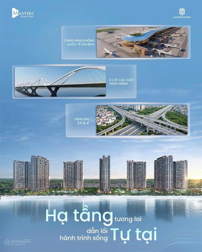 Studio masteri grand coast chất sống nghỉ dưỡng chỉ từ 2,179 tỷ!