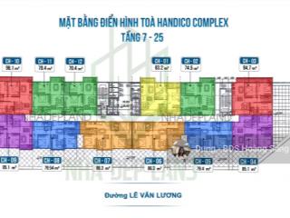 Không ảo, chính chủ gửi bán handico, cc 33 lê văn lương 85m2,  0936 218 ***
