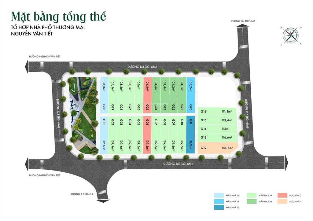 Mở bán 27 căn nhà phố nguyễn văn tiết  lái thiêu chỉ 5,6 tỷ  100m2  3 tầng