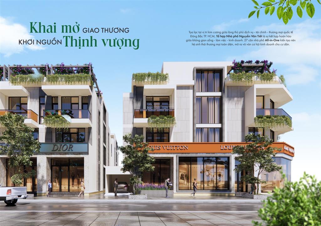 Mở bán 27 căn nhà phố nguyễn văn tiết  lái thiêu chỉ 5,6 tỷ  100m2  3 tầng