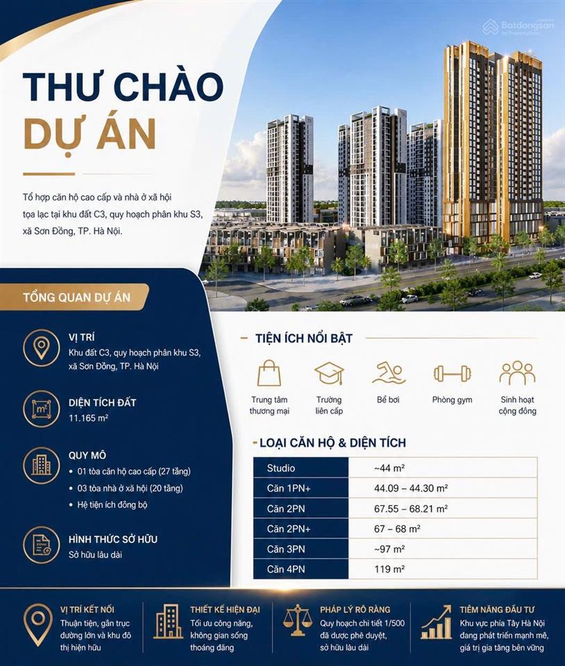 Bán gấp căn hộ 67m2 tại sơn đồng center, dự kiến 5 tỷ, 2pn, 2wc