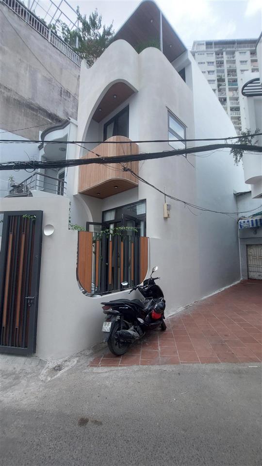 Bán căn nhà mới 53m2 đất, xây trệt 2 lầu hẻm thông ô tô phạm văn chiêu, p14