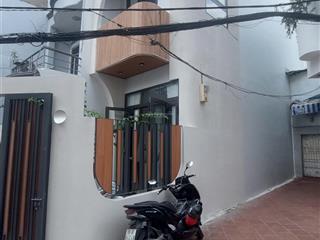 Bán căn nhà mới 53m2 đất, xây trệt 2 lầu hẻm thông ô tô phạm văn chiêu p.14 gv