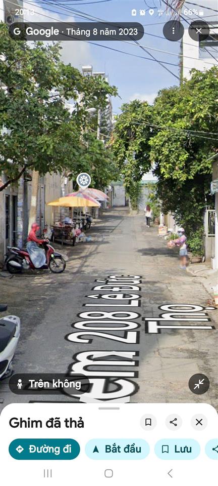 Bán đất tặng nhà cấp 4 hẻm 8m thông xe tải lê đức thọ qua dương quảng hàm giá rẻ