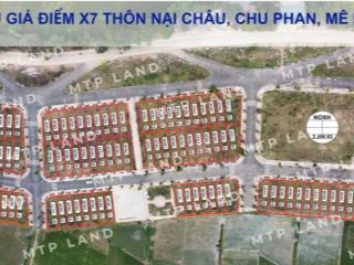 Đất đấu giá chu phan giá 4x rẻ nhất mê linh
