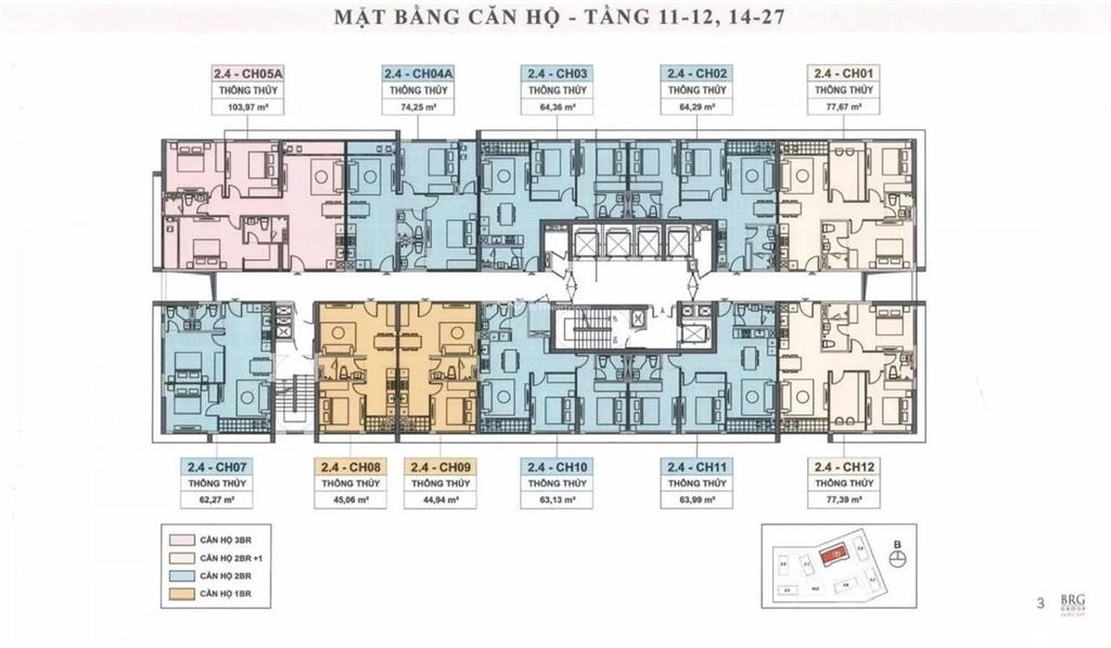 Bán căn hộ 1pn capital square đà nẵng view sông hàn ngay cạnh tttm vincom chiết khấu cao từ cdt brg