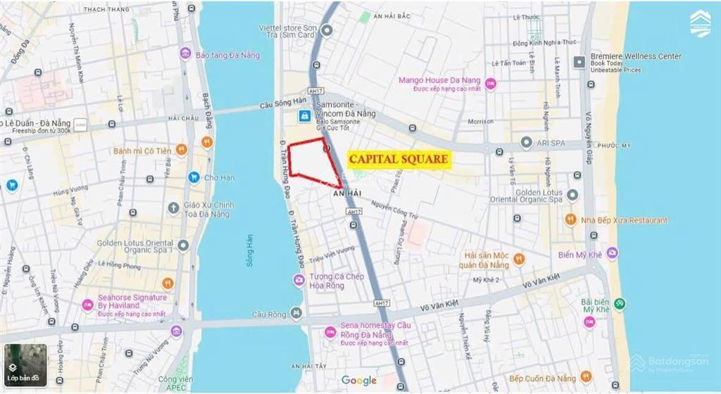 Bán căn hộ 1pn capital square đà nẵng view sông hàn ngay cạnh tttm vincom chiết khấu cao từ cdt brg