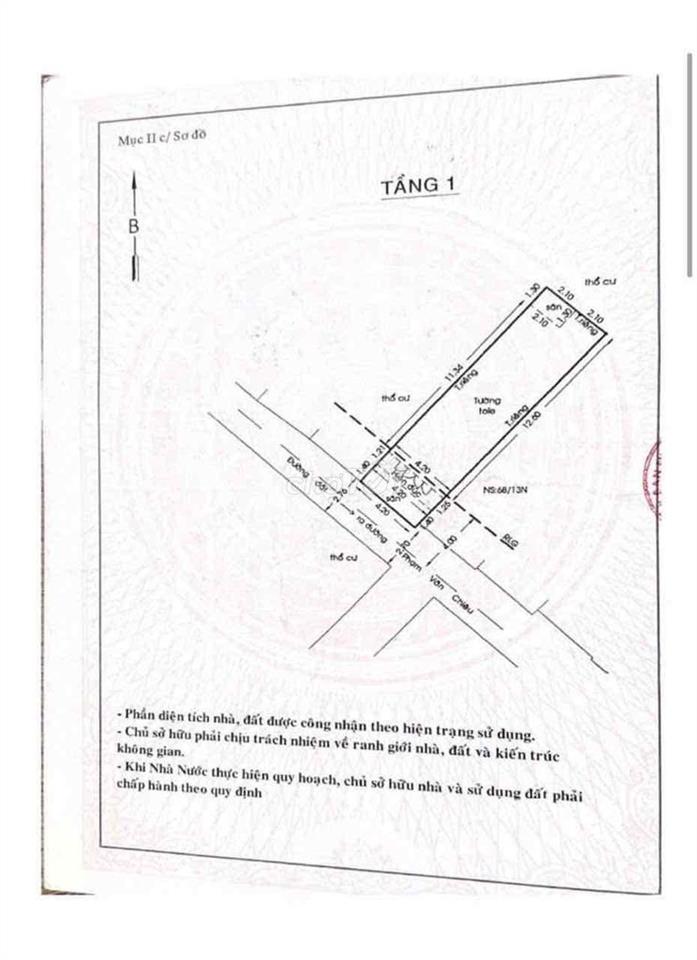 diẹn tích đẹp hiếm . ngay quang trung .64 m2 đẹp